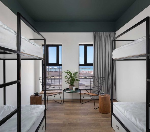 Share-room05 חדר שותפים בוטיק הוסטל 180 תל אביב